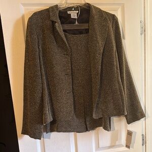 Dressbarn Tweed Blazer Jacket